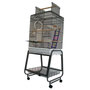 Voir la diapositive 1 : Strong Strong Cage pour perroquetd Villa Aurelia Gris 56 x 43 x 154 cm