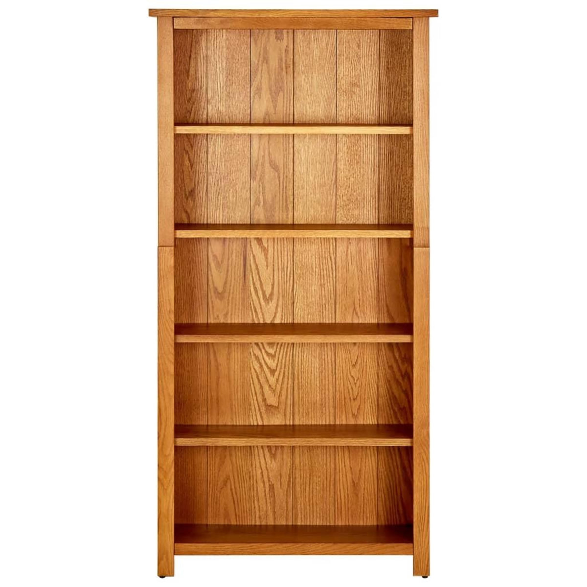 VIDAXL Bibliotheque a 5 etageres 70x22x140 cm Bois de chene massif