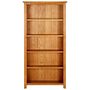 Voir la diapositive 2 : VIDAXL Bibliotheque a 5 etageres 70x22x140 cm Bois de chene massif