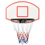 Voir la diapositive 2 : VIDAXL Panneau de basket-ball Blanc 71x45x2 cm Polyethylene