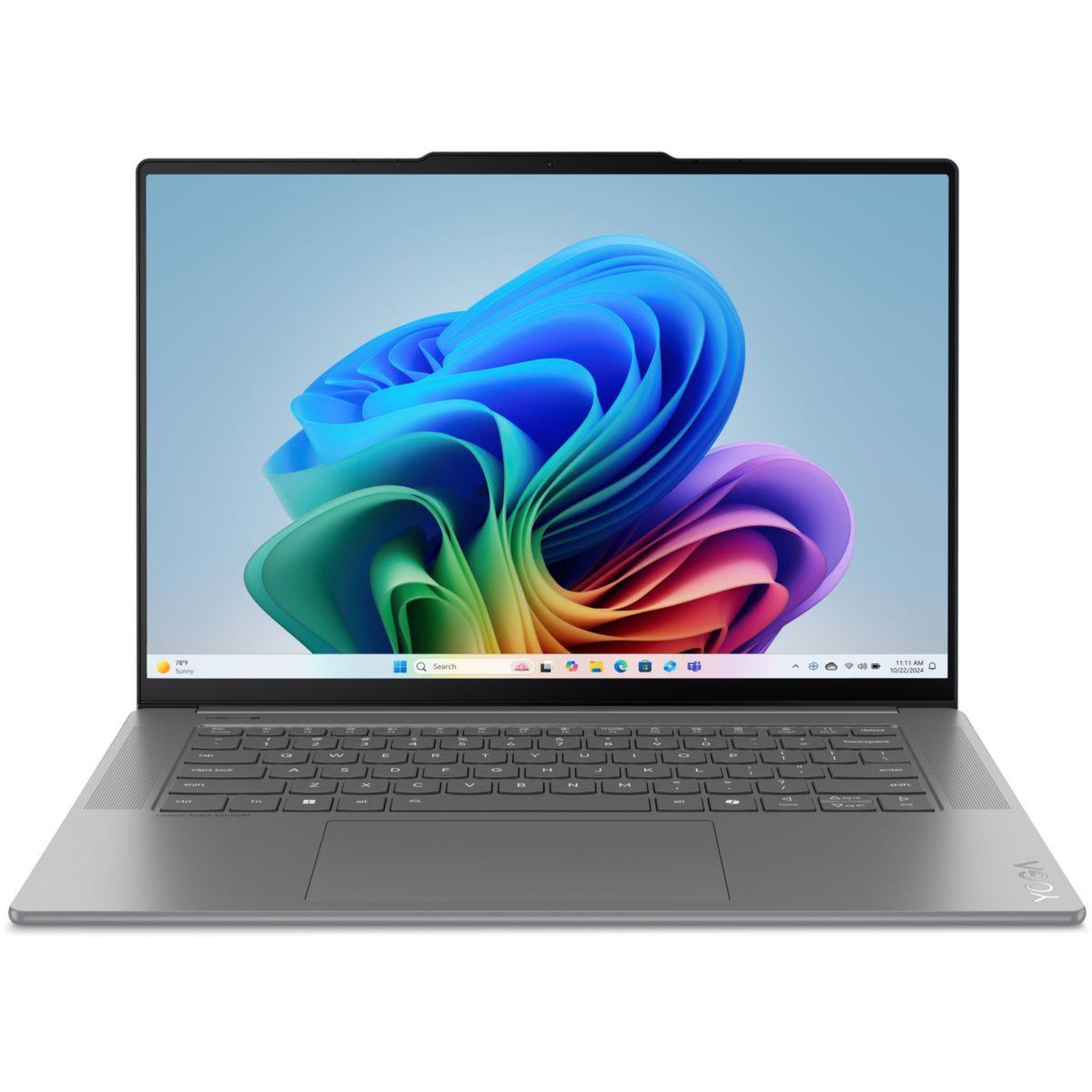 Voir la diapositive 1 : Lenovo Ordinateur portable Yoga Slim 7 15ILL9 Aura OLED Copilot+PC