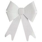 FEERIC LIGHT & CHRISTMAS Nœud Déco à Paillettes  Colorama  30cm Blanc