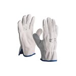 NOTRE SELECTION Gants de protection cuir paume fleur et dos croûte de bovin T11 naturel L 3XLN