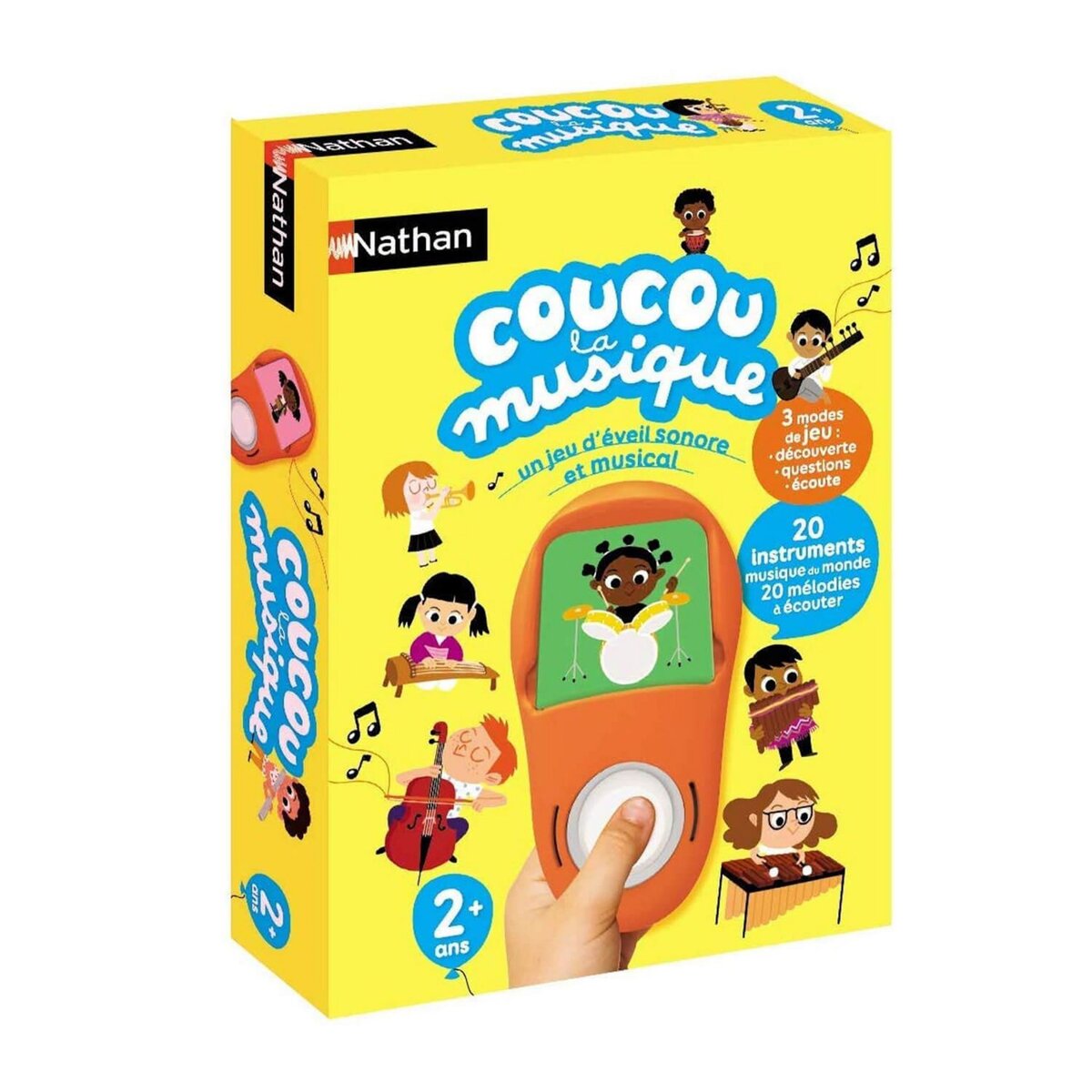 Nathan Jeu éducatif Nathan Coucou la musique orange