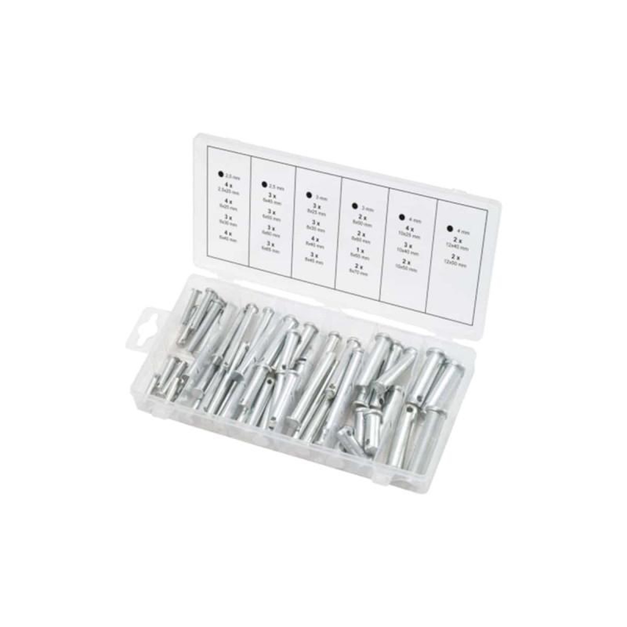 Ks Tools Assortiment de goupilles de sécurité ks tools - 60 pcs - 970.0210