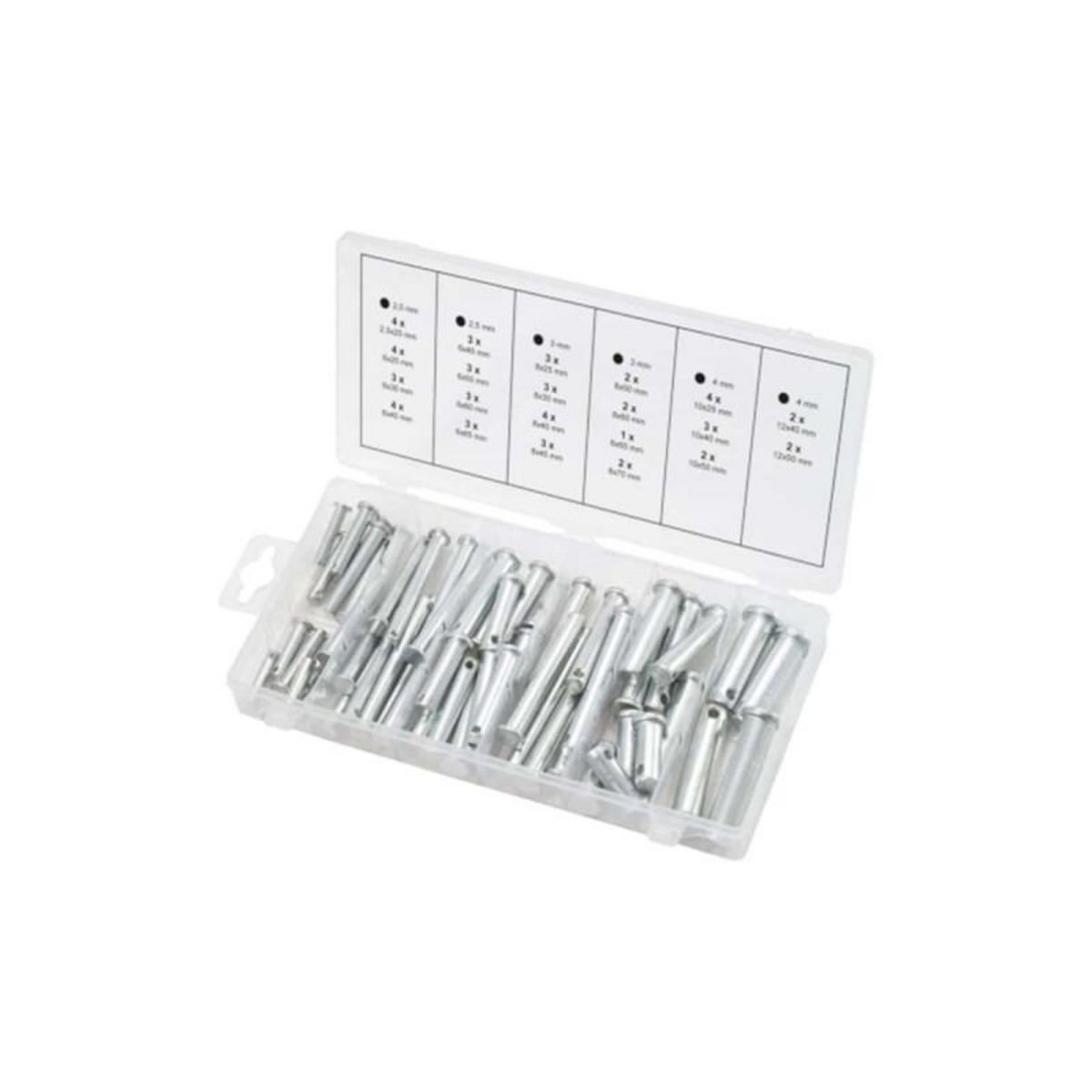 Ks Tools Assortiment de goupilles de sécurité KS TOOLS - 60 pcs - 970.0210