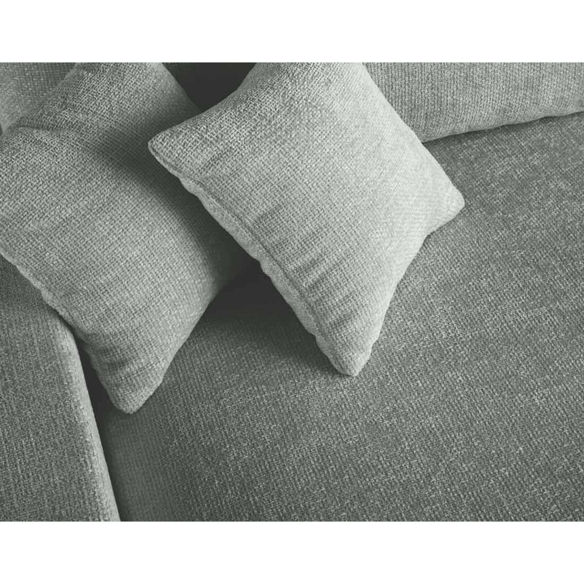 LISA DESIGN Pivoine - canapé panoramique en u - 7 places - convertible avec coffre - en velours texturé