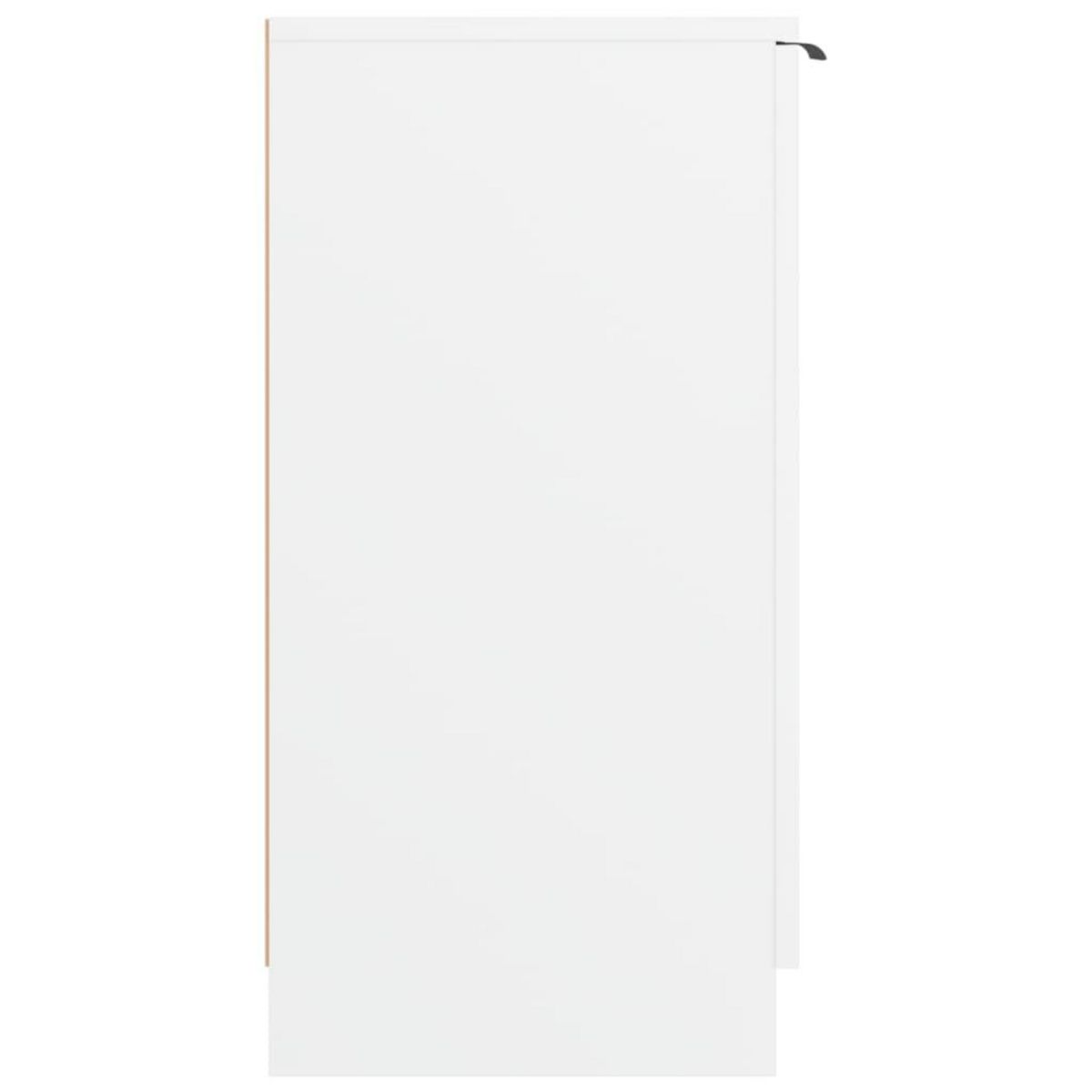 VIDAXL Armoire a chaussures Blanc 59x35x70 cm Bois d'ingenierie