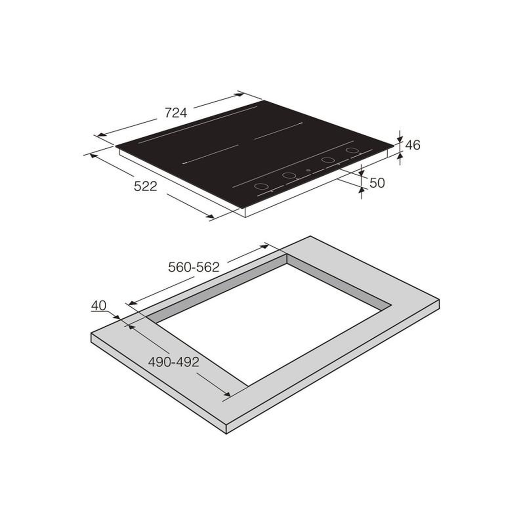 Voir la diapositive 6 : ASKO Plaque induction HID754GC