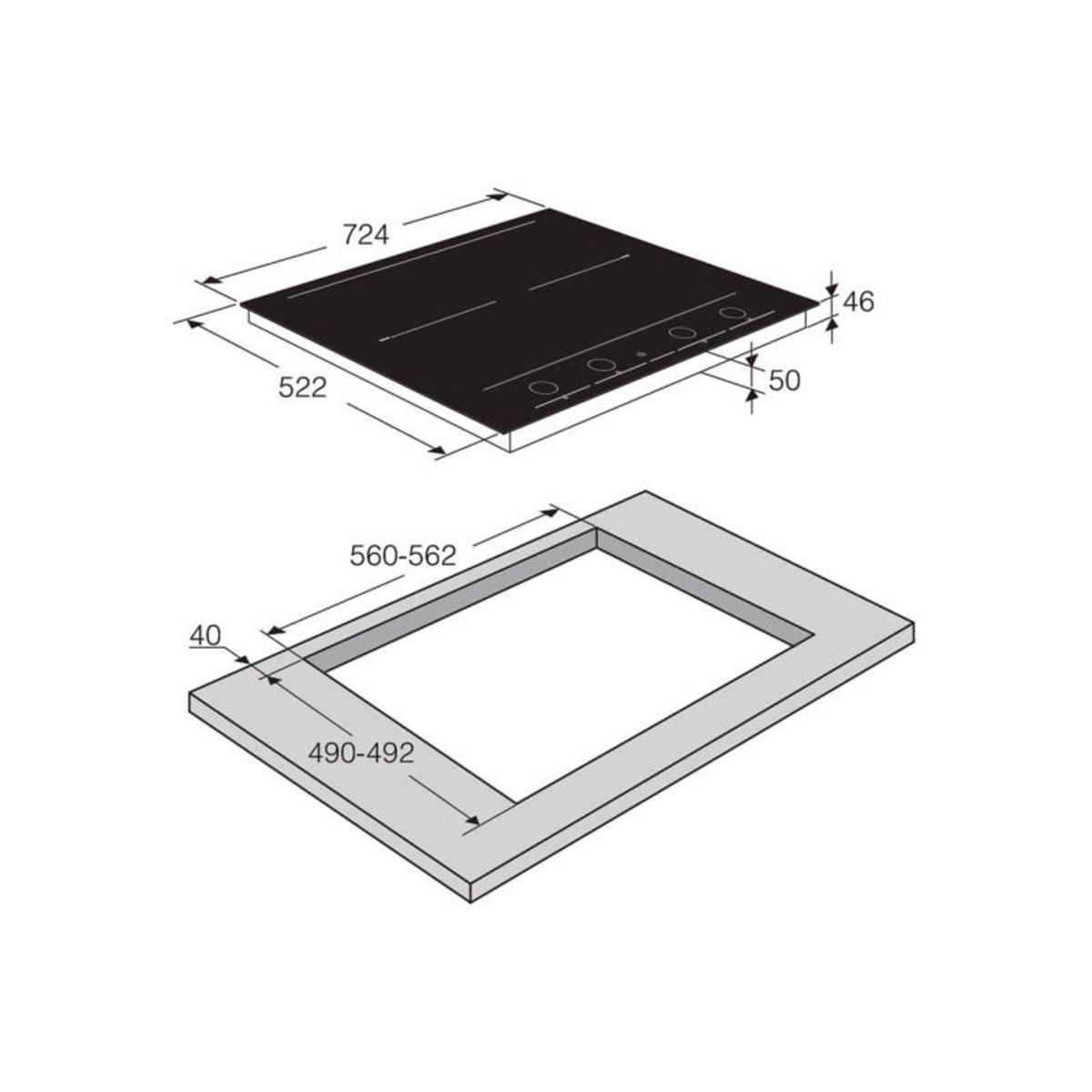 ASKO Plaque induction HID754GC