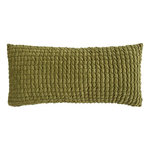 ATMOSPHERA Coussin Déco en Velours 3D  Belli  35x75cm Vert Kaki