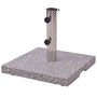 Voir la diapositive 1 : VIDAXL Socle de parasol en granite 20 kg