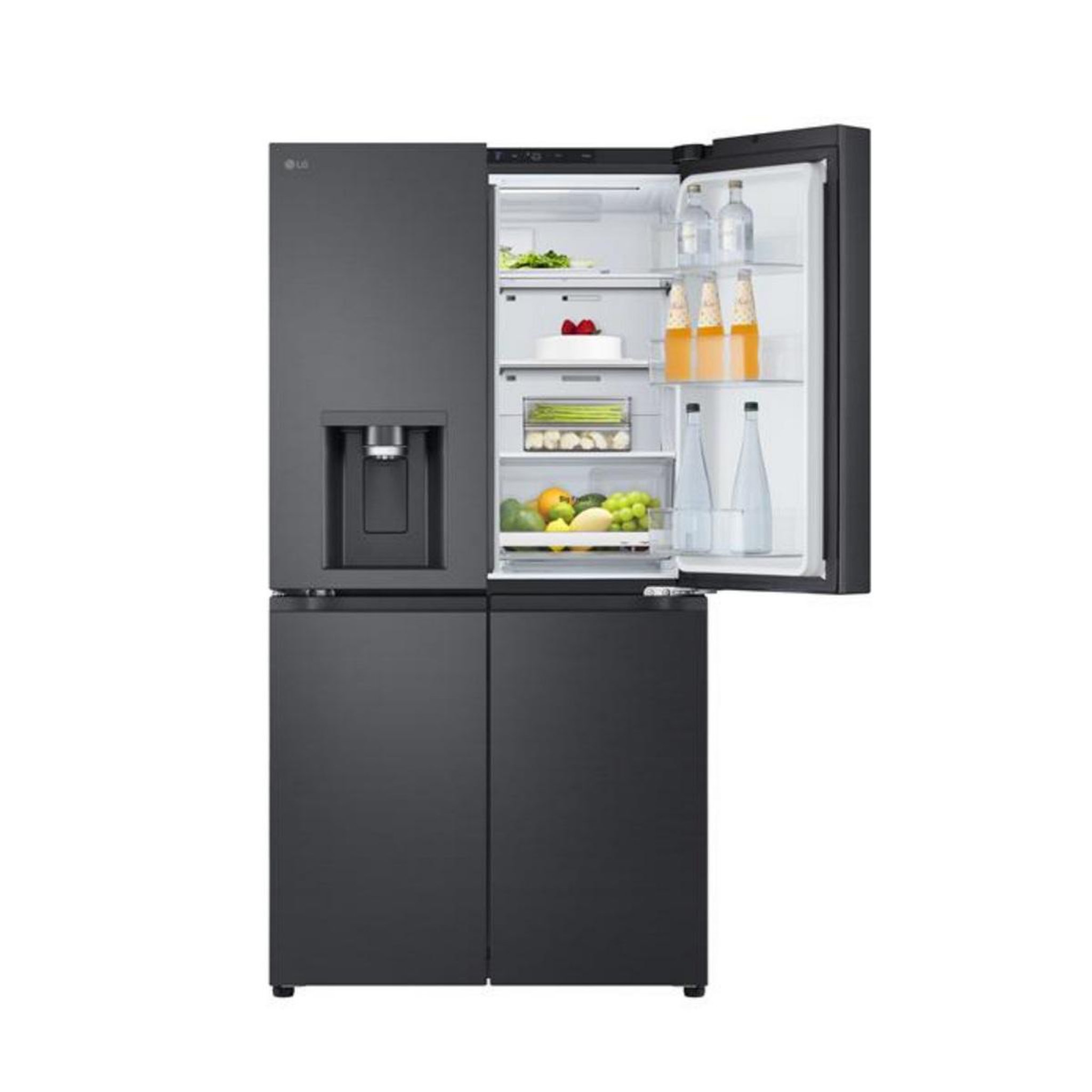Voir la diapositive 3 : LG Réfrigérateur américain 91cm 645l total no-frost noir acier - gmf960ev4e