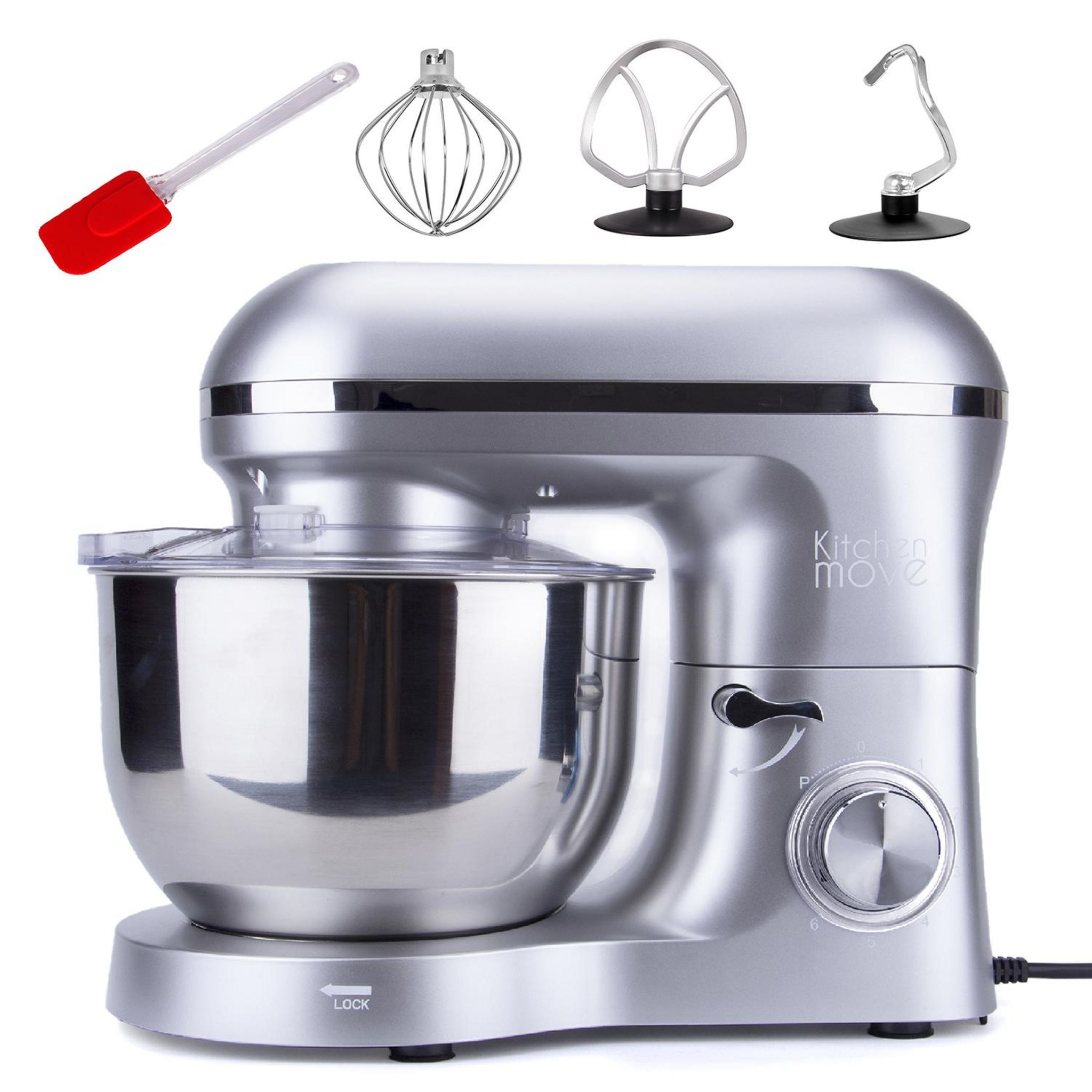 Kitchen move Robot patissier multifonction 5.5l 1500w gris - bat-1518-n