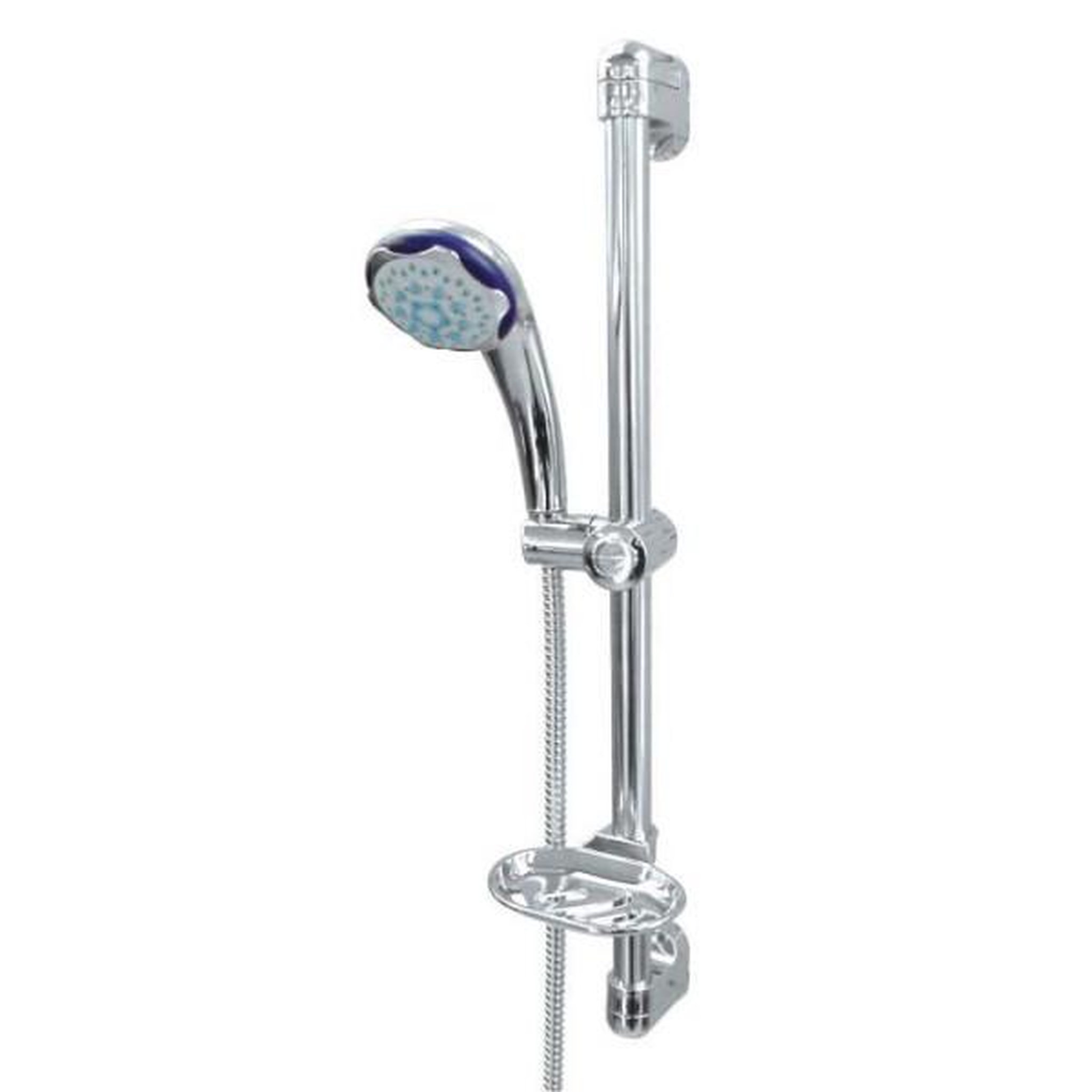 ROUSSEAU Rousseau barre de douche + douchette sans robinet heko - chromé