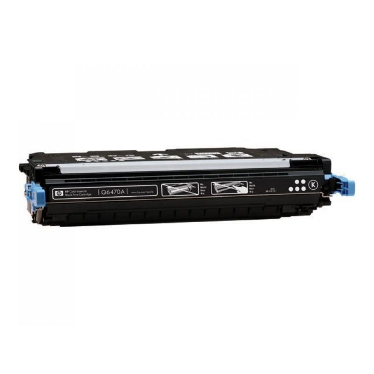 HP HP Cartridge No 501A HP501A HP 501A Black Schwarz (Q6470A)