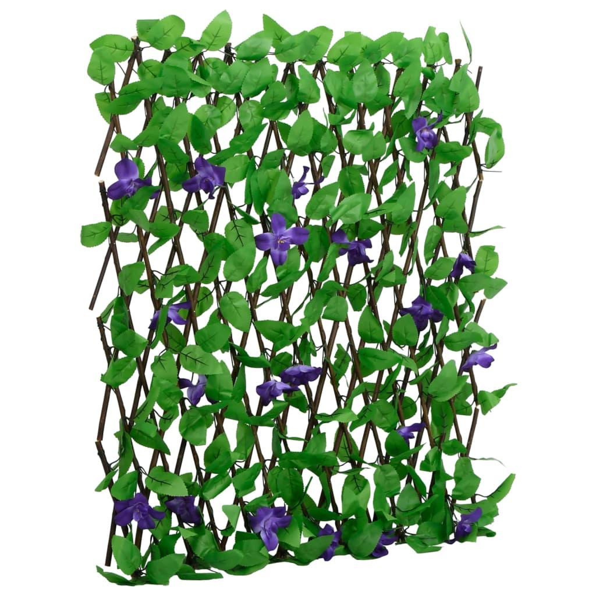 Voir la diapositive 2 : VIDAXL vidaXL Treillis de lierre artificiel extensible 5 pcs vert 180x70 cm