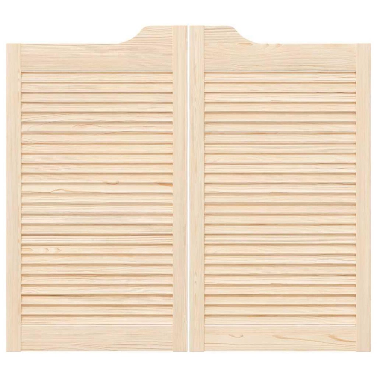 VIDAXL Portes battantes a persiennes 1paire 90x100 cm bois massif Pin