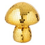 Paris Prix Champignon Disco en Verre  Miroir  23cm Jaune