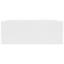 Voir la diapositive 4 : VIDAXL Table de chevet flottante Blanc 40x30x15 cm Bois d'ingenierie