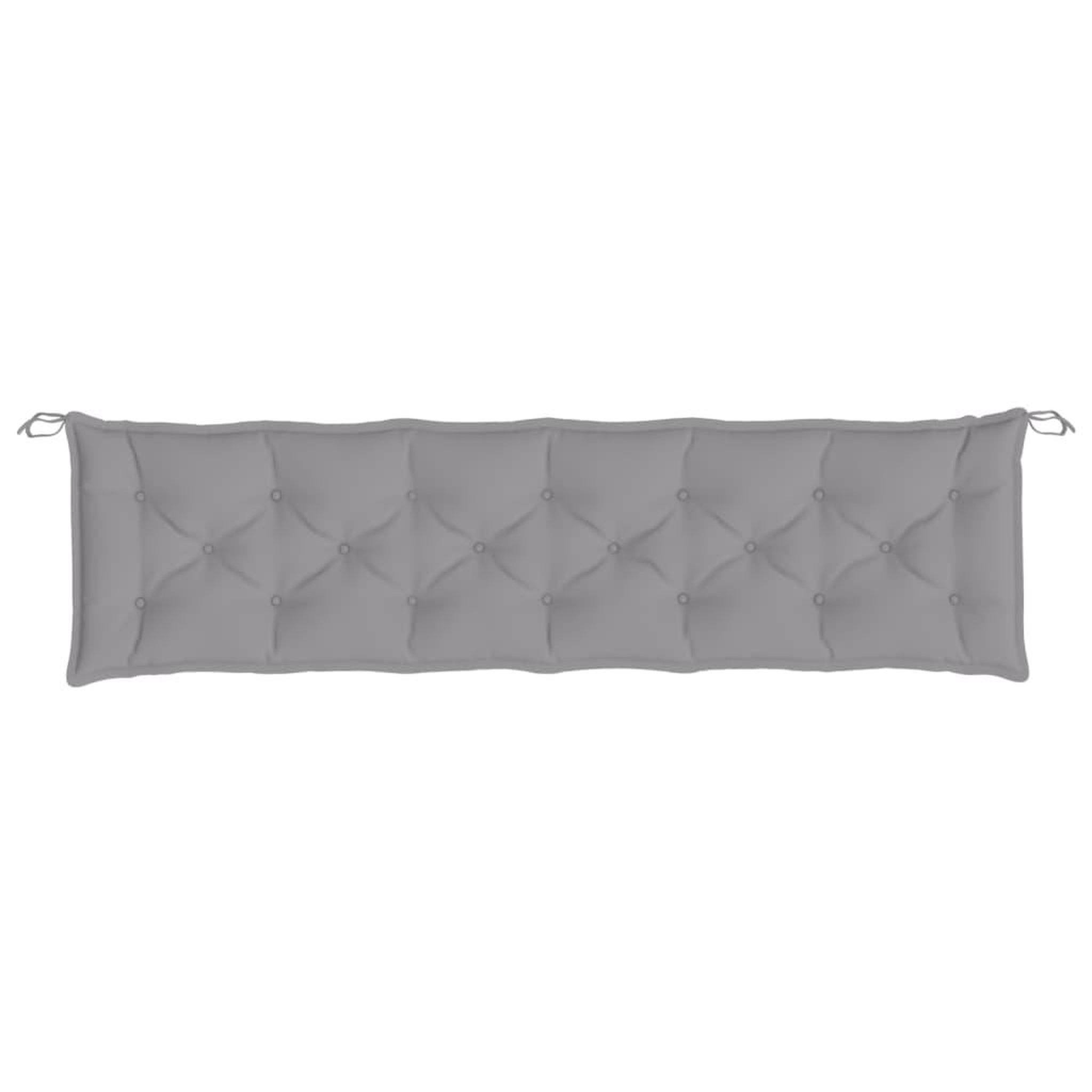 Voir la diapositive 4 : VIDAXL Coussin de banc de jardin gris 200x50x7 cm tissu oxford