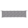 Voir la diapositive 4 : VIDAXL Coussin de banc de jardin gris 200x50x7 cm tissu oxford