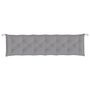 Voir la diapositive 4 : VIDAXL Coussin de banc de jardin gris 200x50x7 cm tissu oxford