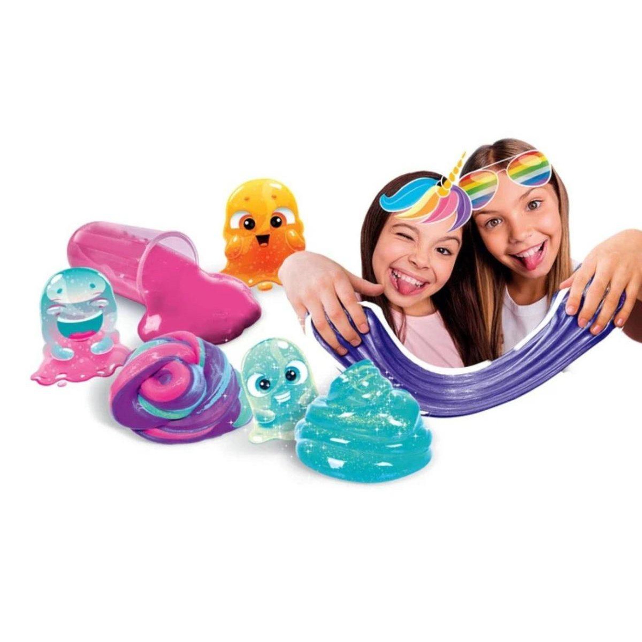 Voir la diapositive 3 : CLEMENTONI Coffret scientifique  50636 science  and  jeu - slime super coloré