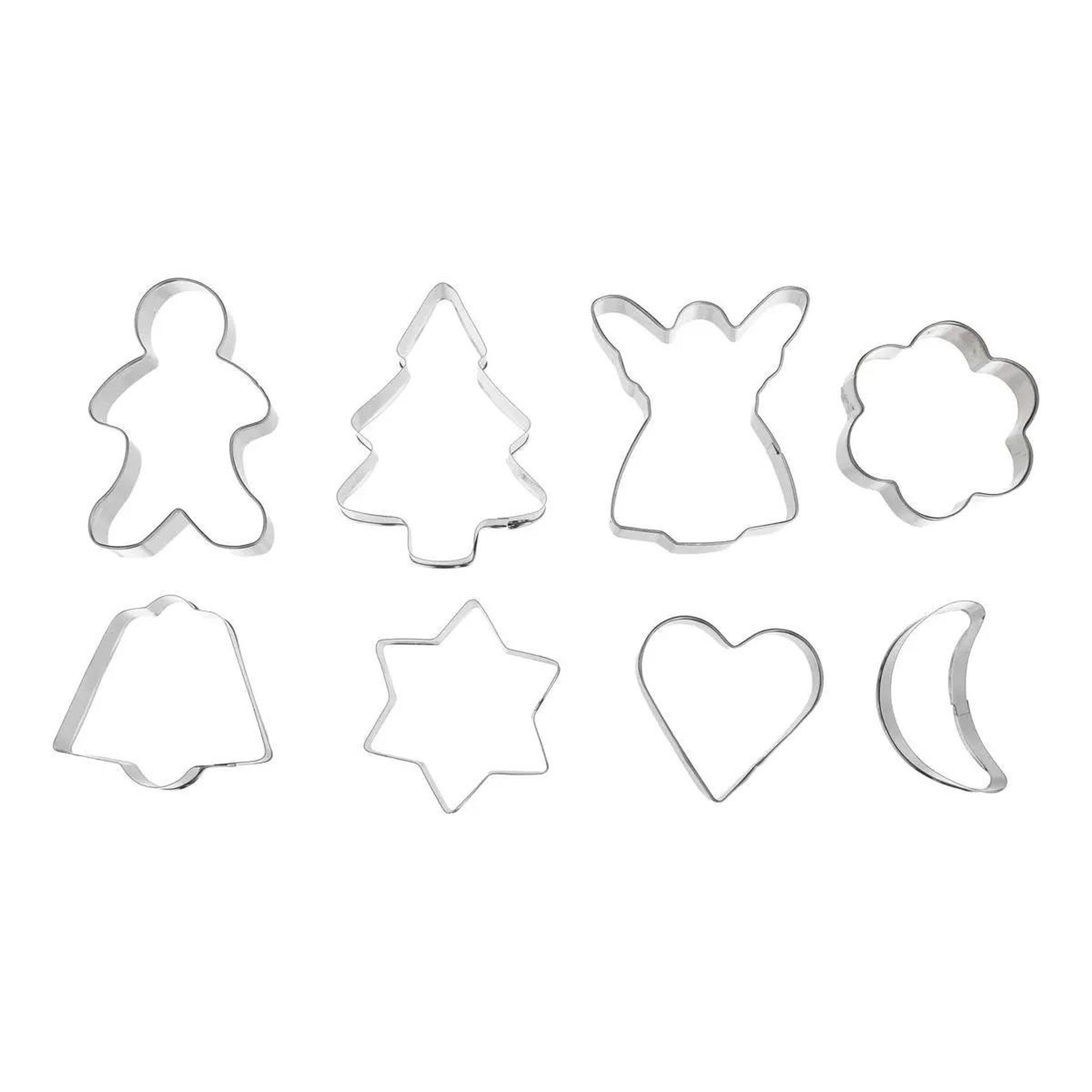 Voir la diapositive 3 : FIVE Boîte à cookie & 8 emporte pièces  toa  7cm noir
