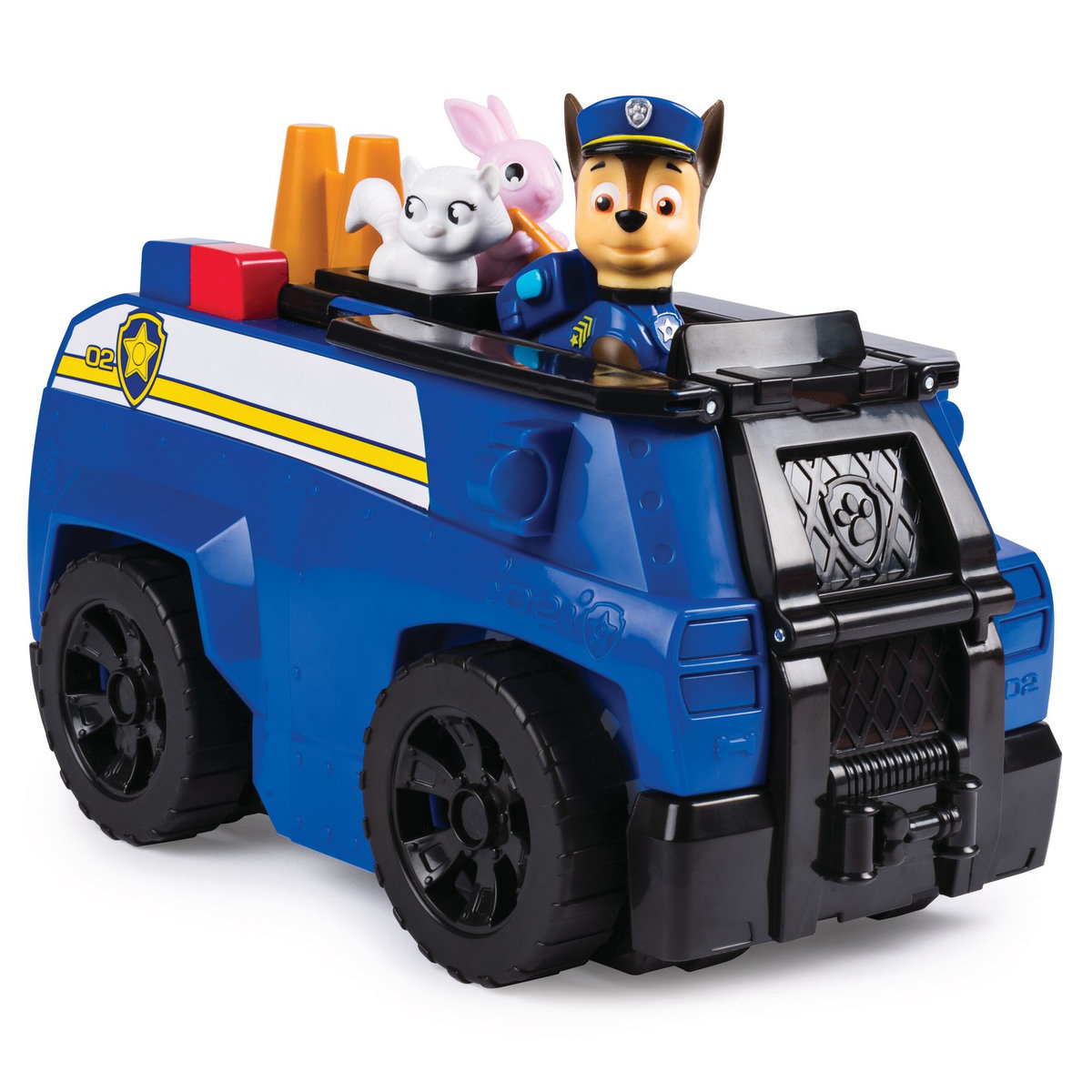 SPIN MASTER Véhicule transformable Ride'N Rescue + figurine Chase - Pat Patrouille