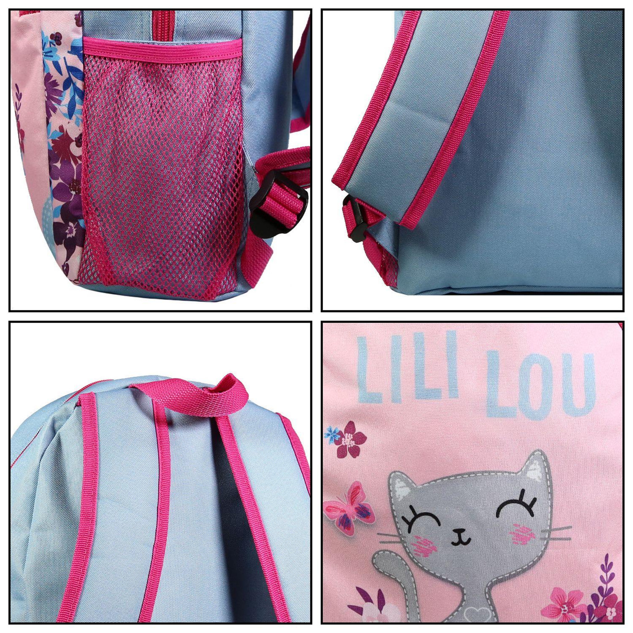 Voir la diapositive 6 : Bagtrotter BAGTROTTER Sac à dos 37 cm avec poche Lili Lou Rose
