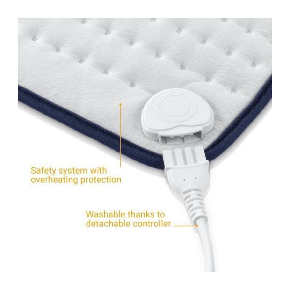 Medisana MEDISANA - HP 405 - Plaid chauffant - 3 reglages de temperature - Arret automatique apres 90 minutes