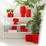 Voir la diapositive 3 : Paris Prix Vase Déco en Céramique  Fraise  26cm Rouge
