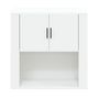 Voir la diapositive 3 : VIDAXL Armoire murale Blanc 80x33x80 cm Bois d'ingenierie