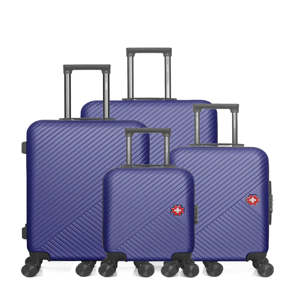 SWISS KOPPER SWISS KOPPER  -  Lot de 4  -  Valise grand format, valise weekend, valise cabine, valise cabine XXS SPIEZ