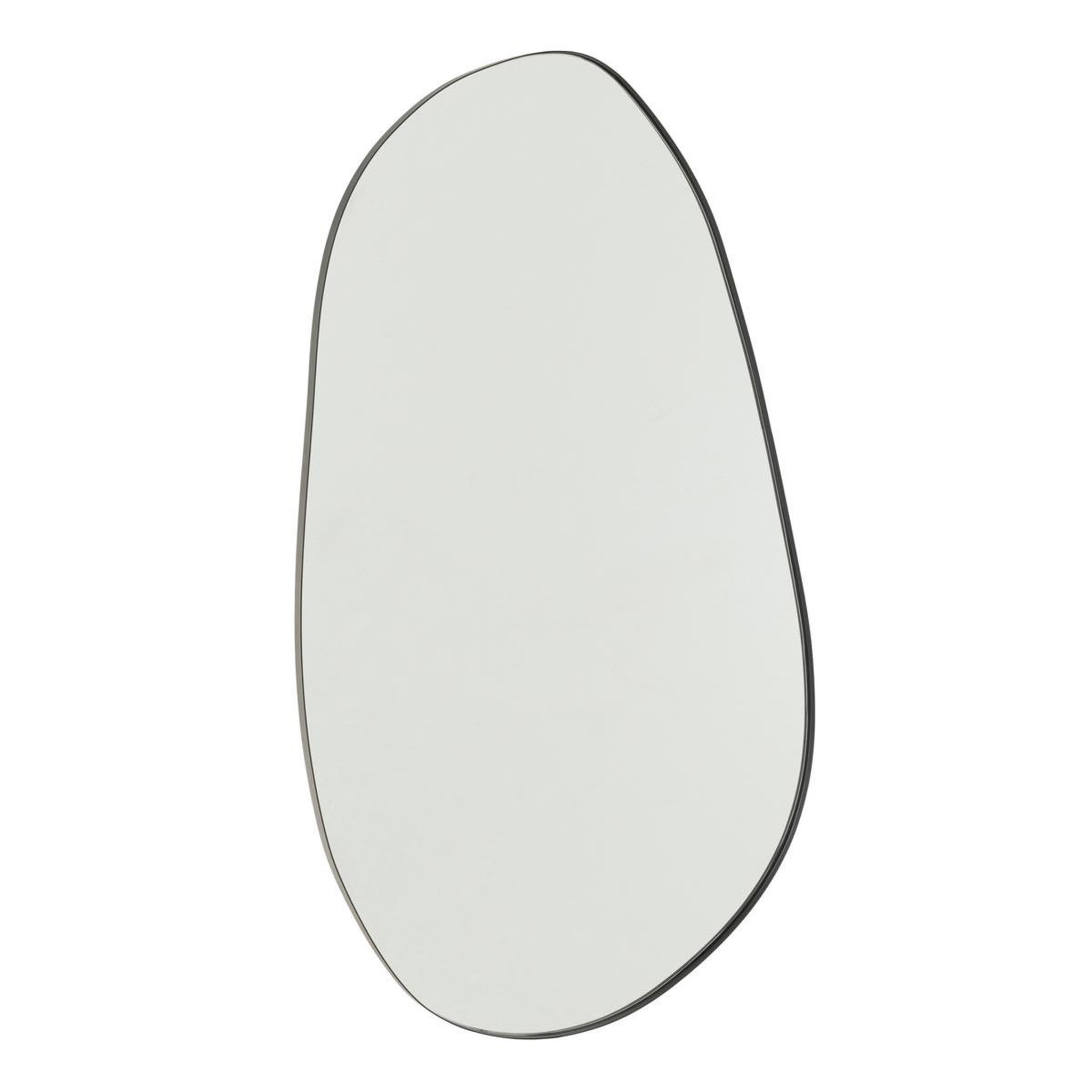 J-LINE Miroir Mural en Métal  Extrema  108cm Noir