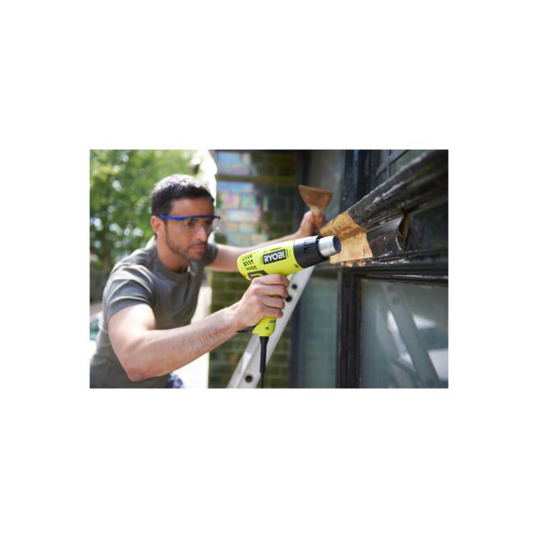 Voir la diapositive 3 : Ryobi Décapeur thermique RYOBI 2000W affichage LCD EHG2020LCD