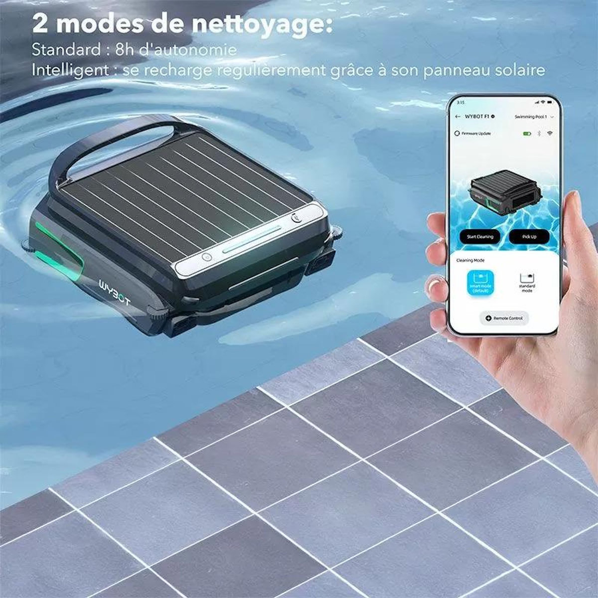 WYBOT Robot de surface solaire - WYBOT F1