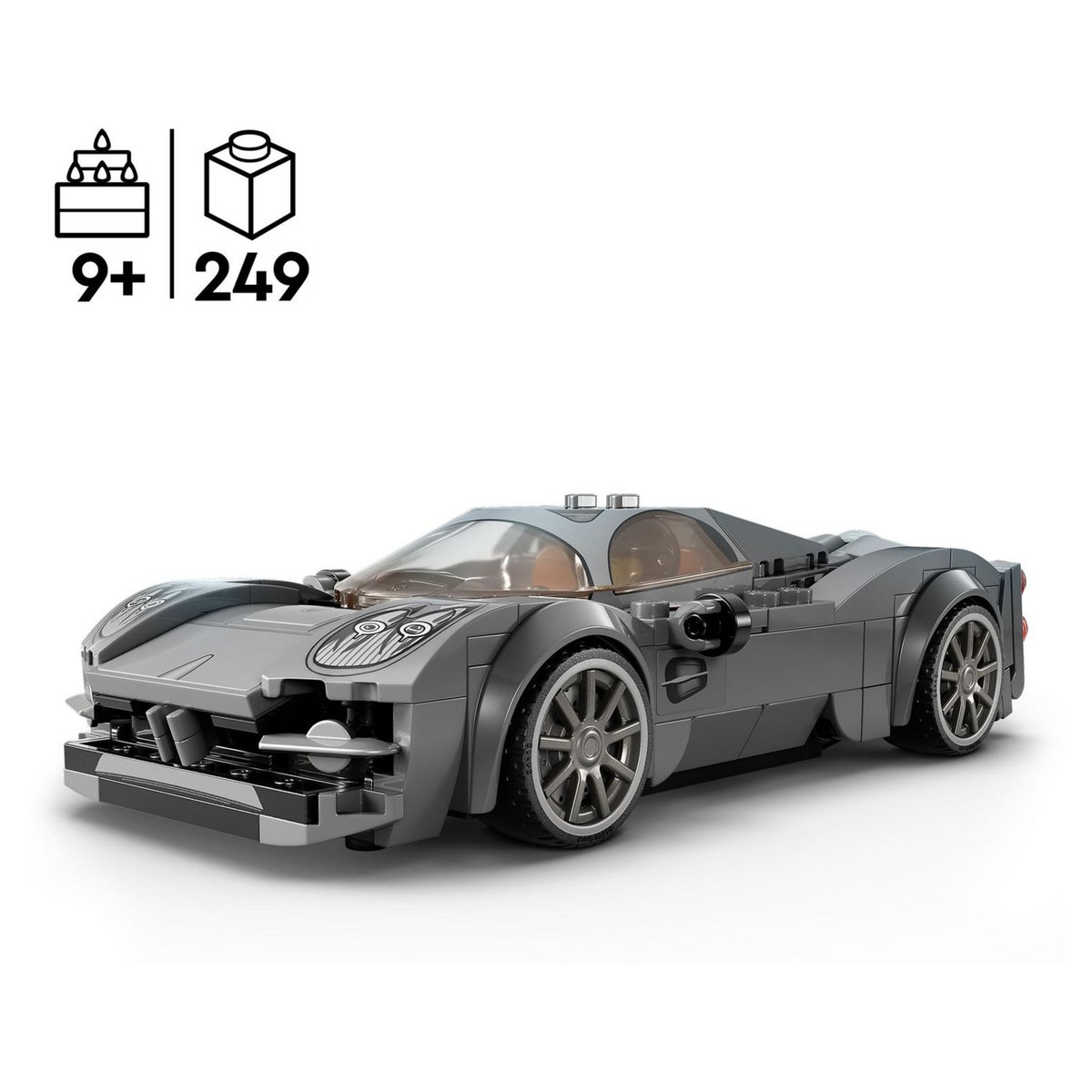 LEGO Speed Champions 76915 - Pagani Utopia, Jouet Voiture de Course, Kit de Maquette à Construire, Hypercar Italienne, à Collectionner