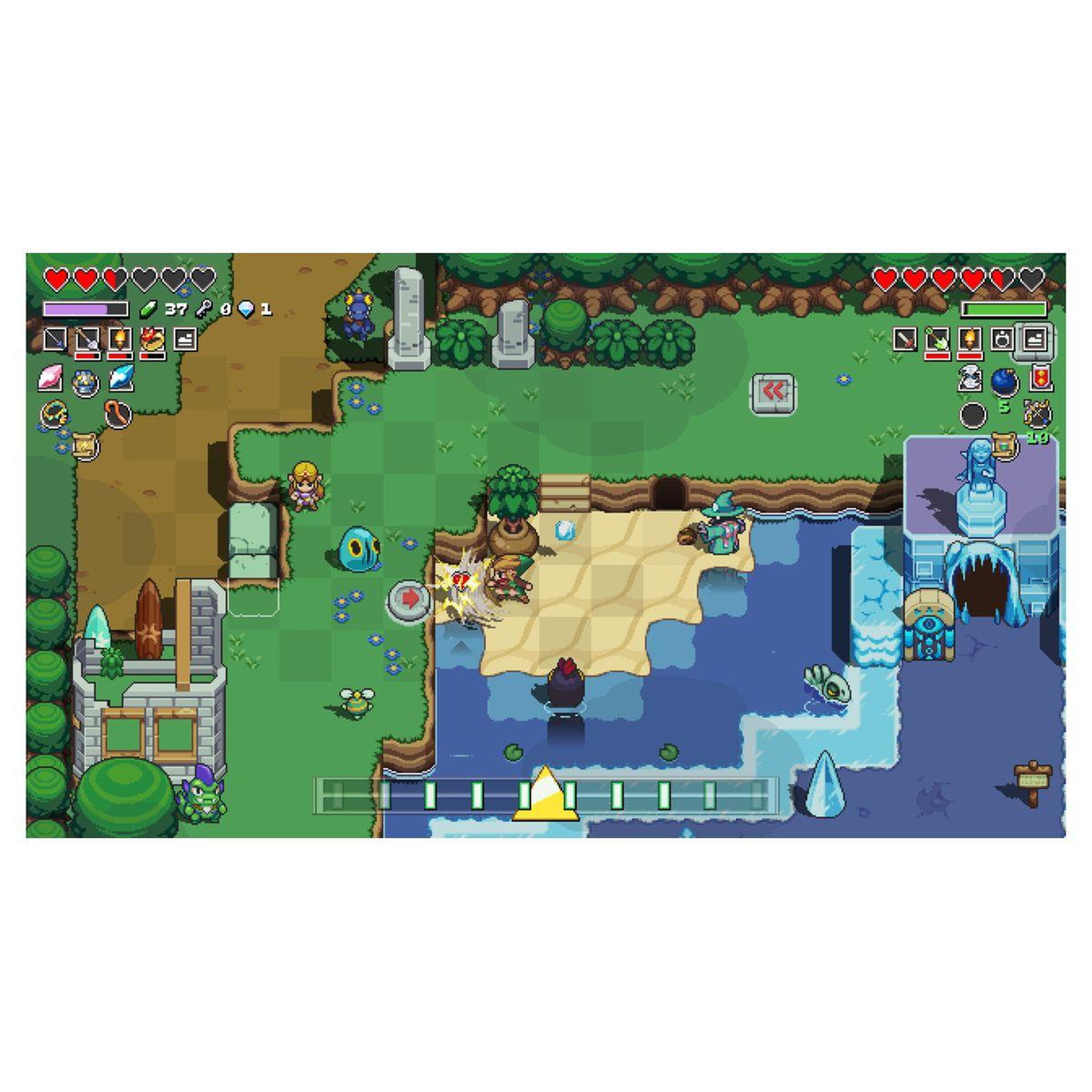 Voir la diapositive 3 : Cadence of Hyrule Crypt of the Necrodancer Featuring The Legend of Zelda Nintendo Switch