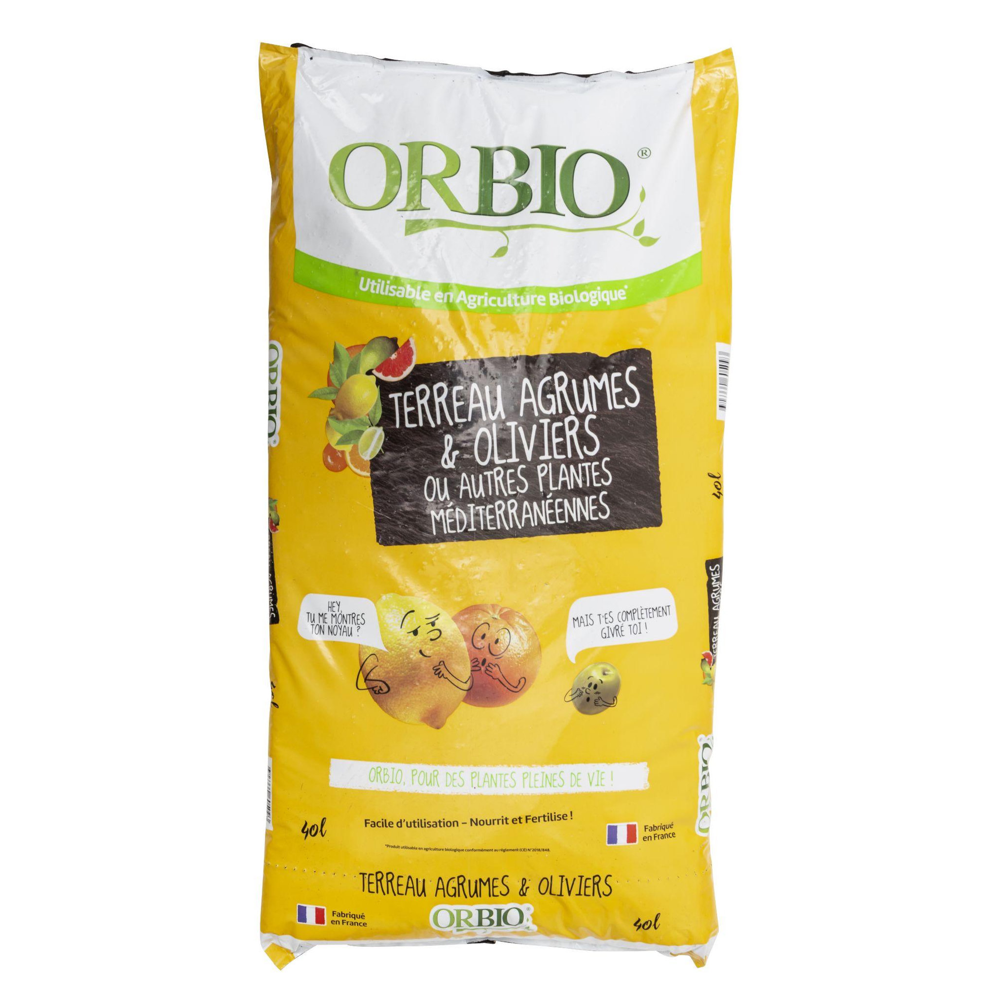 ORBIO Terreau agrumes 40l orbio