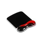 Kensington Tapis de souris ergonomique - Repose poignet - KENSINGTON -  Duo Gel Noir/Rouge