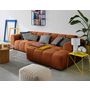 Voir la diapositive 2 : LISA DESIGN Ray - canapé d'angle droit - 4 places - en tissu texturé
