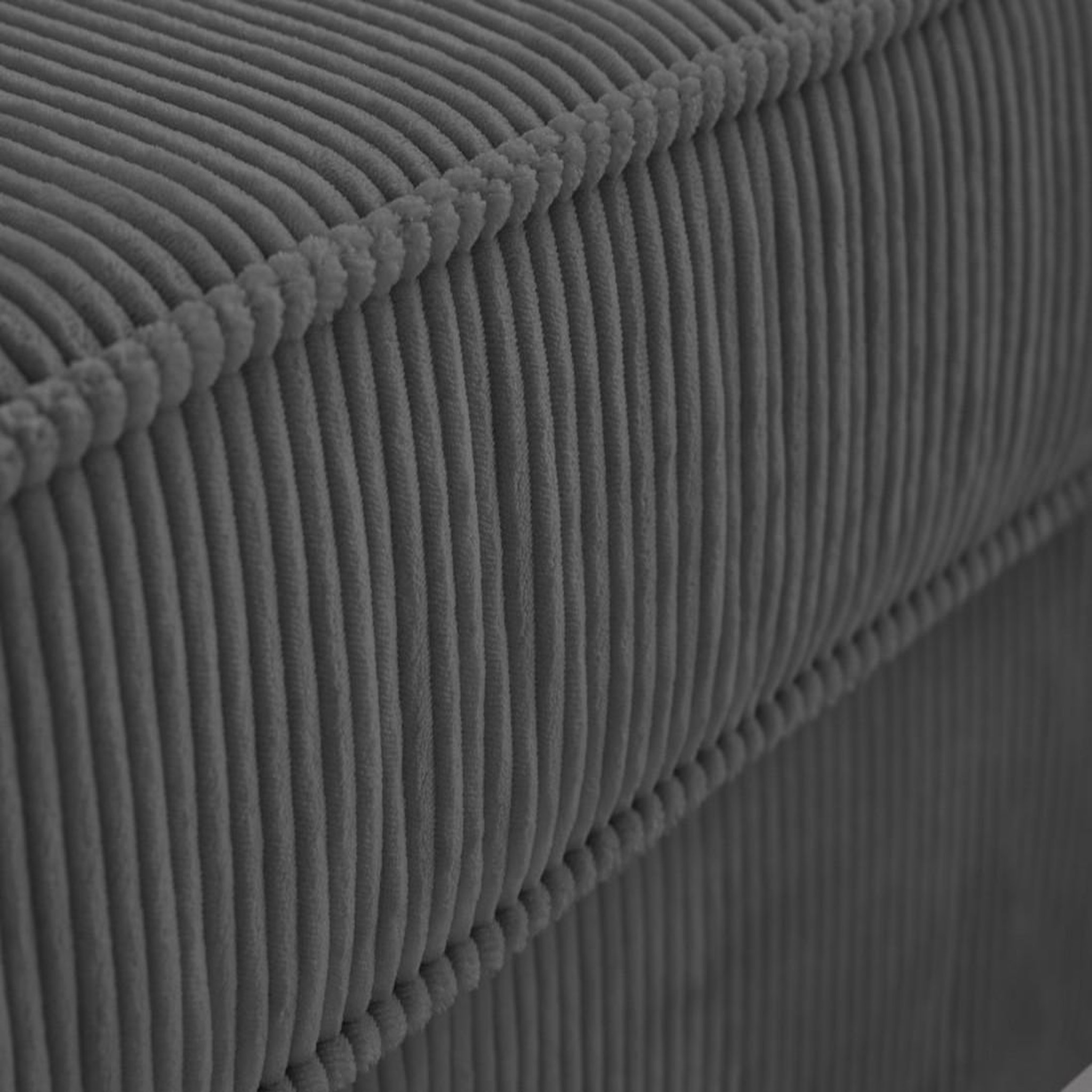 Voir la diapositive 3 : LISA DESIGN Jake - canapé déhoussable d'angle droit 5 places en velours côtelé