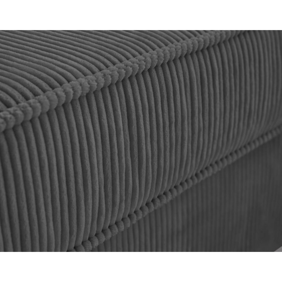 LISA DESIGN Jake - canapé déhoussable d'angle droit 5 places en velours côtelé