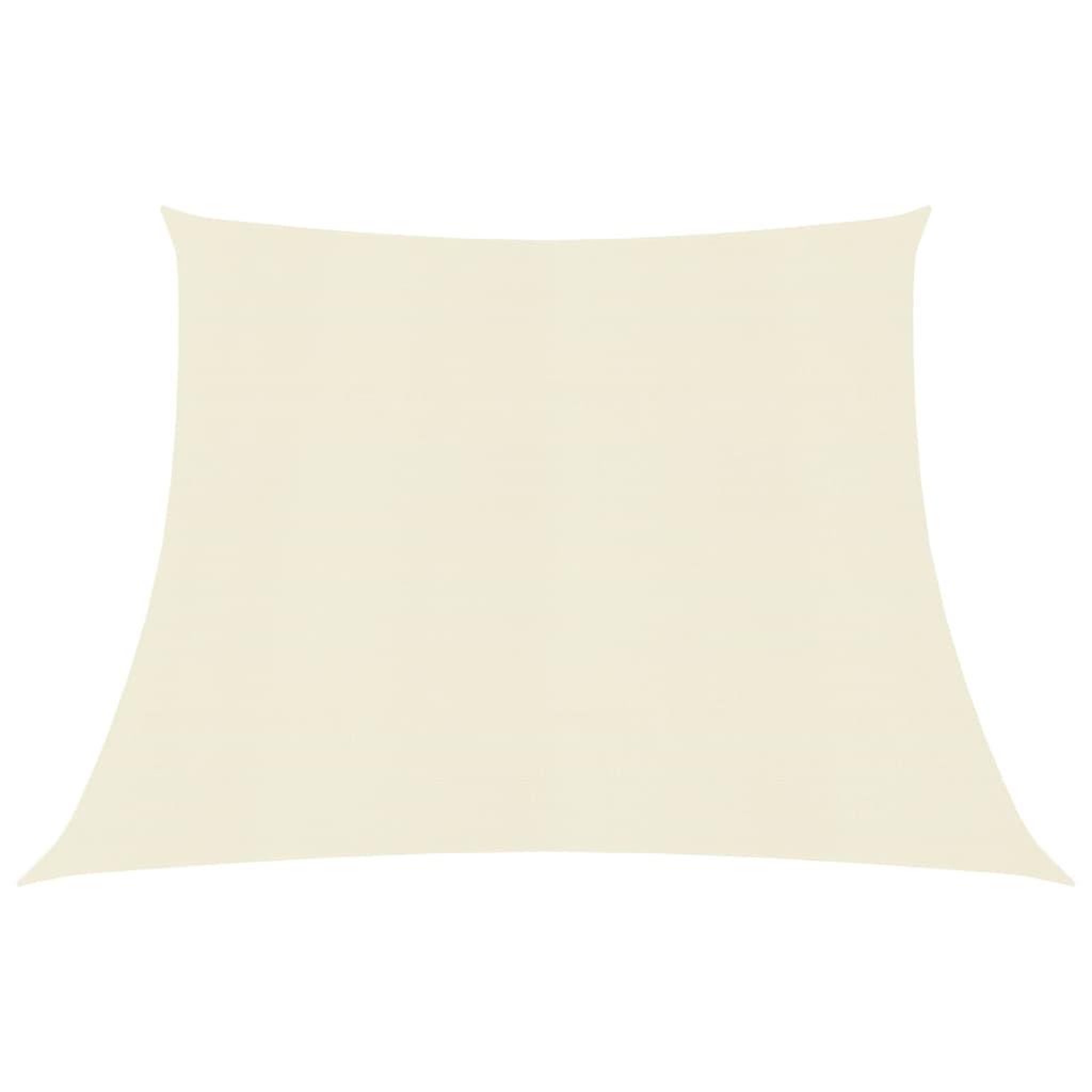Voir la diapositive 2 : VIDAXL Voile d'ombrage 160 g/m^2 Creme 3/4x3 m PEHD