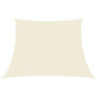 Voir la diapositive 2 : VIDAXL Voile d'ombrage 160 g/m^2 Creme 3/4x3 m PEHD