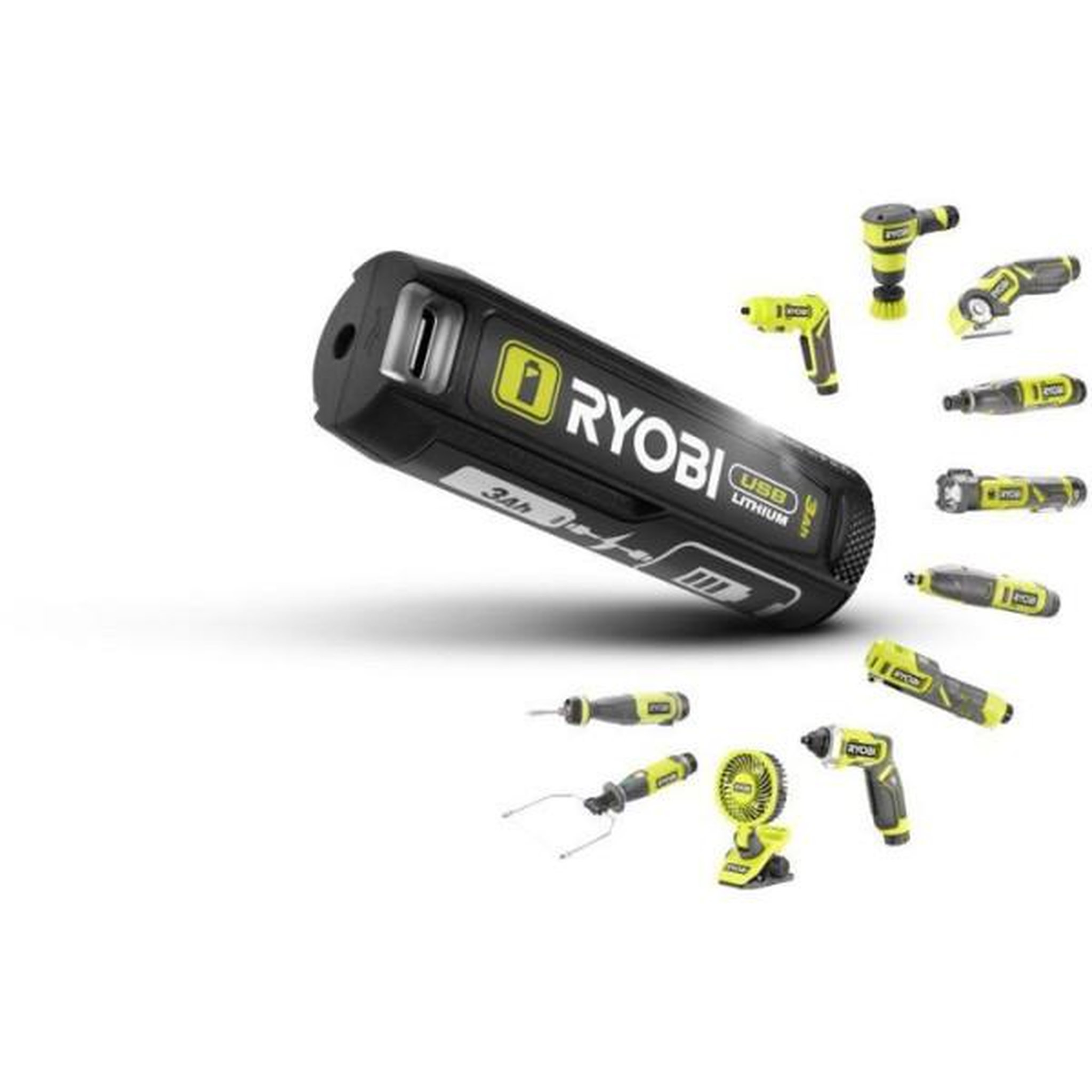 Voir la diapositive 4 : Ryobi Ryobi coupeur a fil chaud 4v usb lithium - sans batterie ni chargeur - rhc4-0