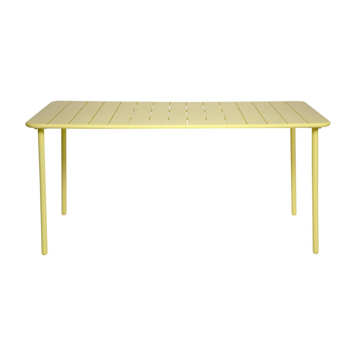 SWEEEK Table de jardin métal 6-8 places, Amelia 160x90xH72.5cm