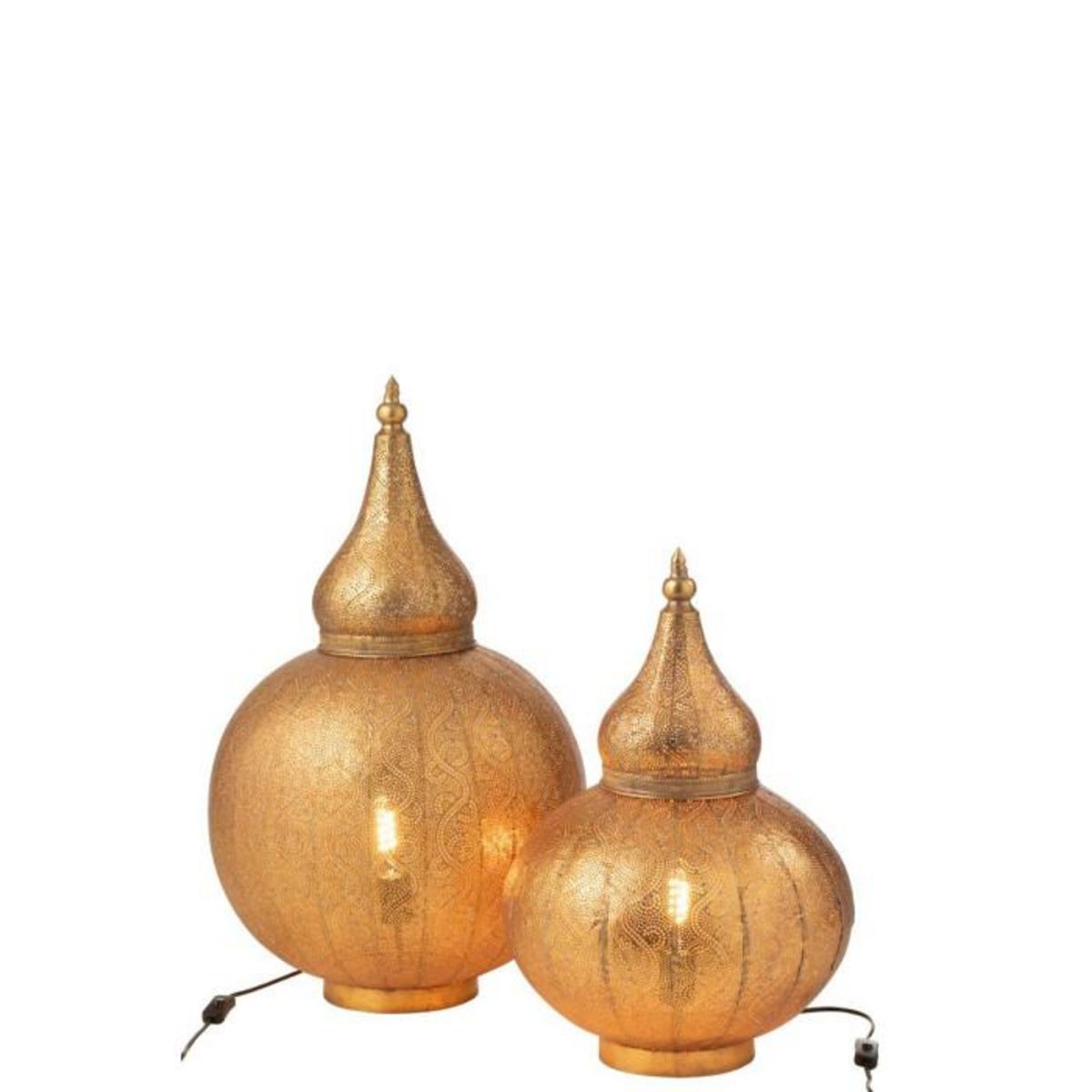 Paris Prix Lampe à Poser en Métal  Aladin  77cm Or